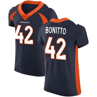 Elite Nik Bonitto Men's Denver Broncos Alternate Vapor Untouchable Jersey - Navy