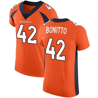 Elite Nik Bonitto Men's Denver Broncos Team Color Vapor Untouchable Jersey - Orange