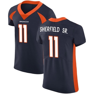 Elite Trent Sherfield Sr. Men's Denver Broncos Alternate Vapor Untouchable Jersey - Navy
