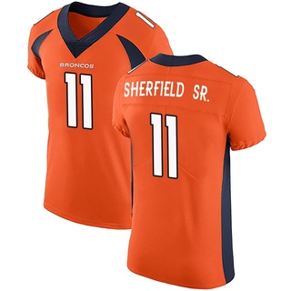 Elite Trent Sherfield Sr. Men's Denver Broncos Team Color Vapor Untouchable Jersey - Orange