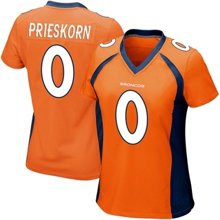 Game Caden Prieskorn Women's Denver Broncos Team Color Jersey - Orange