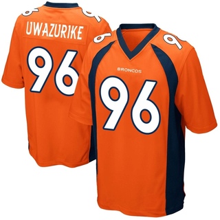 Game Eyioma Uwazurike Youth Denver Broncos Team Color Jersey - Orange