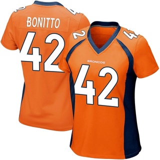 Game Nik Bonitto Women's Denver Broncos Team Color Jersey - Orange