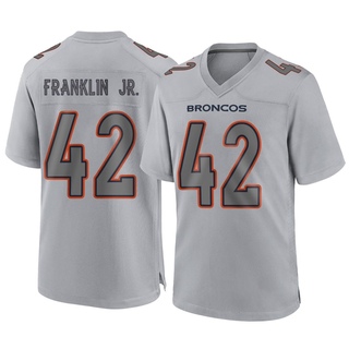 Game Sam Franklin Jr. Youth Denver Broncos Atmosphere Fashion Jersey - Gray