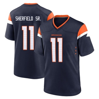 Game Trent Sherfield Sr. Men's Denver Broncos Alternate Jersey - Navy