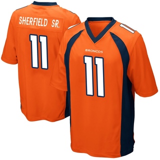 Game Trent Sherfield Sr. Men's Denver Broncos Team Color Jersey - Orange
