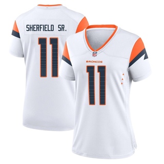 Game Trent Sherfield Sr. Women's Denver Broncos 2nd Jersey - White