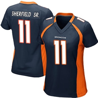 Game Trent Sherfield Sr. Women's Denver Broncos Alternate Jersey - Navy Blue