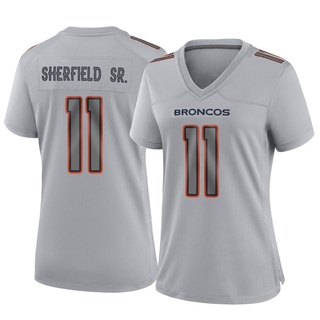 Game Trent Sherfield Sr. Women's Denver Broncos Atmosphere Fashion Jersey - Gray