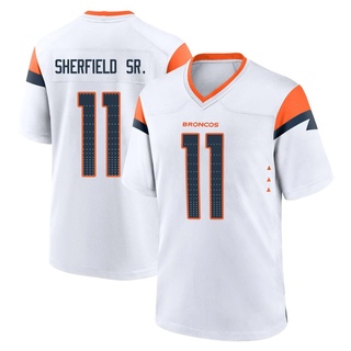 Game Trent Sherfield Sr. Youth Denver Broncos 2nd Jersey - White