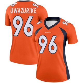 Legend Eyioma Uwazurike Women's Denver Broncos Jersey - Orange