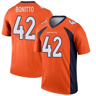 Legend Nik Bonitto Men's Denver Broncos Jersey - Orange
