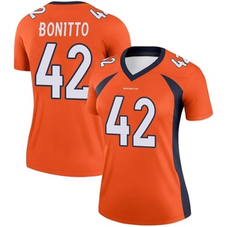 Legend Nik Bonitto Women's Denver Broncos Jersey - Orange