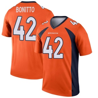 Legend Nik Bonitto Youth Denver Broncos Jersey - Orange