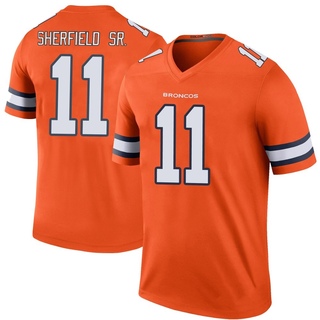 Legend Trent Sherfield Sr. Men's Denver Broncos Color Rush Jersey - Orange