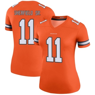 Legend Trent Sherfield Sr. Women's Denver Broncos Color Rush Jersey - Orange