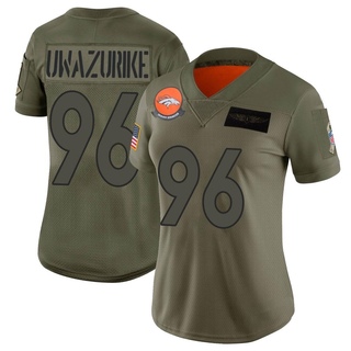 Limited Eyioma Uwazurike Women's Denver Broncos 2019 Salute to Service Jersey - Camo