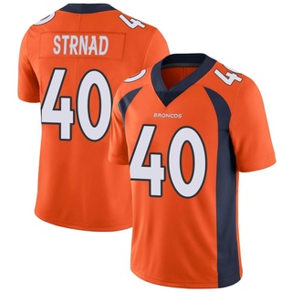 Limited Justin Strnad Youth Denver Broncos Team Color Vapor Untouchable Jersey - Orange