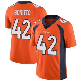 Limited Nik Bonitto Men's Denver Broncos Team Color Vapor Untouchable Jersey - Orange