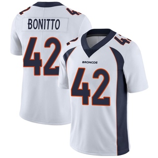 Limited Nik Bonitto Men's Denver Broncos Vapor Untouchable Jersey - White