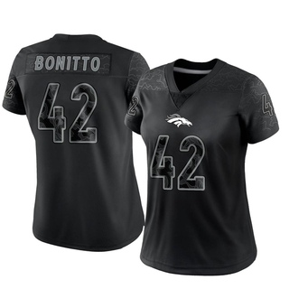 Limited Nik Bonitto Women's Denver Broncos Reflective Jersey - Black
