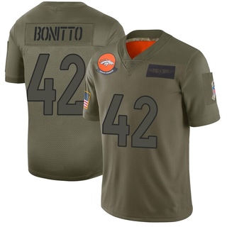 Limited Nik Bonitto Youth Denver Broncos 2019 Salute to Service Jersey - Camo