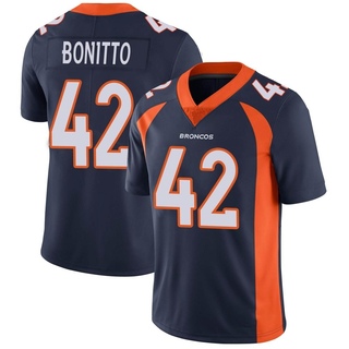 Limited Nik Bonitto Youth Denver Broncos Vapor Untouchable Jersey - Navy