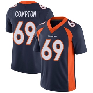 Limited Tom Compton Men's Denver Broncos Vapor Untouchable Jersey - Navy