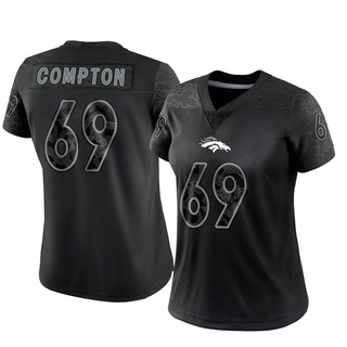 Limited Tom Compton Women's Denver Broncos Reflective Jersey - Black
