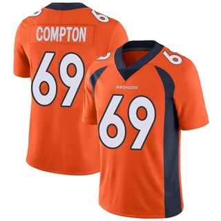 Limited Tom Compton Youth Denver Broncos Team Color Vapor Untouchable Jersey - Orange