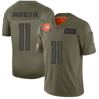 Limited Trent Sherfield Sr. Men's Denver Broncos 2019 Salute to Service Jersey - Camo