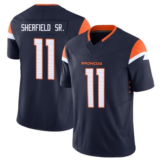 Limited Trent Sherfield Sr. Men's Denver Broncos Alternate Vapor F.U.S.E. Jersey - Navy